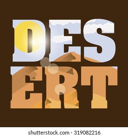 double exposure concept with landscape designs, vector illustration eps 10