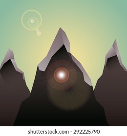 double exposure design, vector illustration eps10 graphic 