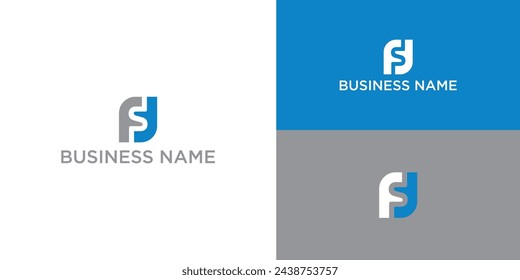 double F or F F letter vector logo