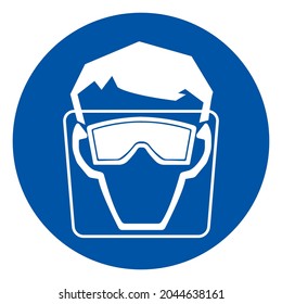 Double Face Protection Symbol Sign ,Vector Illustration, Isolate On White Background Label. EPS10