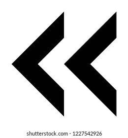 double filled arrows