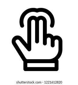 Double finger tap
