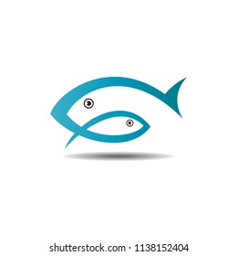 double fish logo