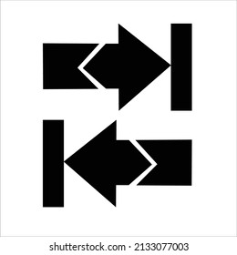 Double Function Slide Icon Or Symbol 