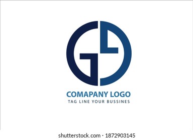 Double G logo icon design for your company trendy design