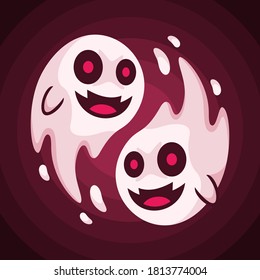 double ghost fly cartoon character