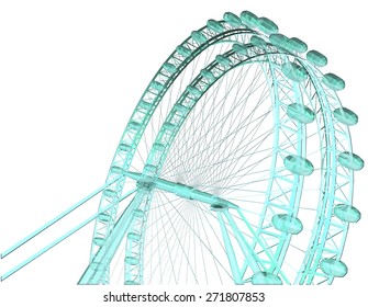 Double Green Carousel Vector 33