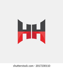 Double H Logo Icon, HH