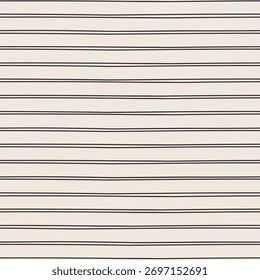 Double Hand-drawn Horizontal Stripe Doodles Seamless Pattern Background