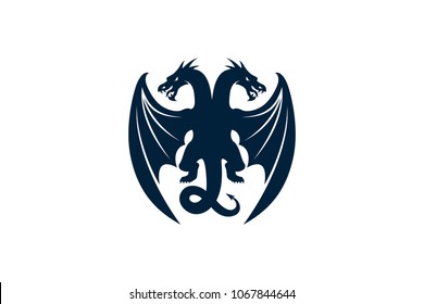 279 Double dragon head symbol Images, Stock Photos & Vectors | Shutterstock