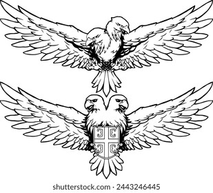 double headed eagles from several nation