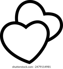 Double Hearts Digital EPs Vector graphics File