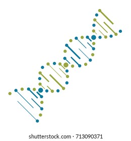 double helix design logo template