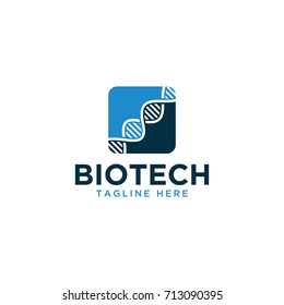 Double Helix Design Logo Template