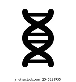 Double helix DNA strand representing genetics and biological research