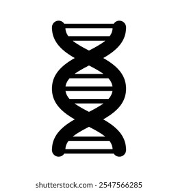 Double helix DNA strand representing genetics and biological research