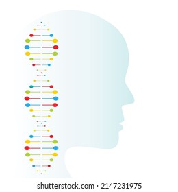 Double Helix Science Themed Logo