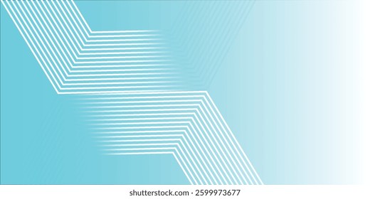 double hexagon white gray wave light technology for banner