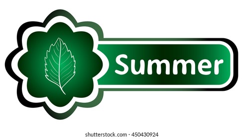Double icon green summer