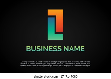 Logotipo Doble L, Logotipo De Letra Inicial Para El Nombre De Su Empresa, Plantilla De Logotipo Alfabeto Listo Para Su Uso, Logotipo Inicial Moderno