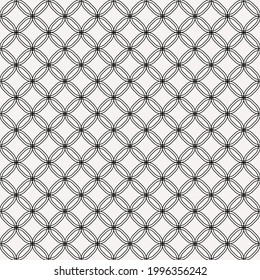 Double lace ornament. Vector repeated and seamless lace.