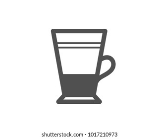 Double Latte coffee icon. Hot drink sign. Beverage symbol. Quality design elements. Classic style. Vector