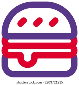 Double layered burger with cheese slice and mayonnaise