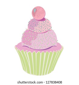 Double layered cupcake