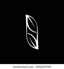 Double leaves upside down logo