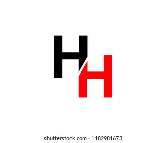 Double Letter H Vector Logo