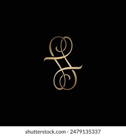 Double Letter S Shaped into Border for elegant design