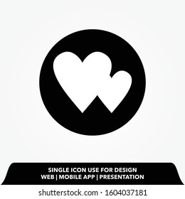 double like icon design vector illustration