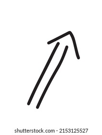 Double line arrow sign vector illustration