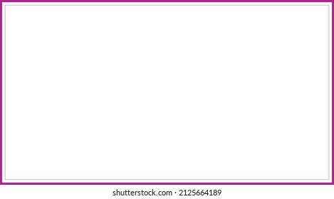 Double Line Border 3 With Transparent Background