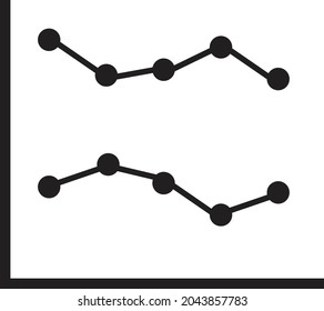 A Double Line Chart Showing Progress 