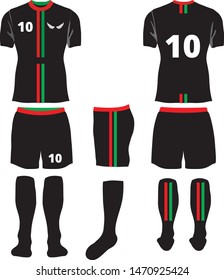 double lined jersey designed for football teams