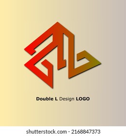 double Lsimple  vector design logo 