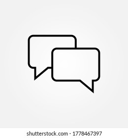 double message icon illustration vector eps 10 logo symbol design 2020