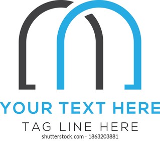 Double N letter simple luxury logo design  template eps 10.