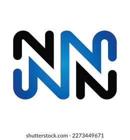 Double N Logo suitable for companies with the initials Double N or individual logos with the initials NN 