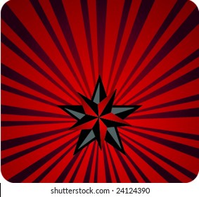 Double Nautical star w rays