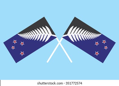 Double New Zealand flag.