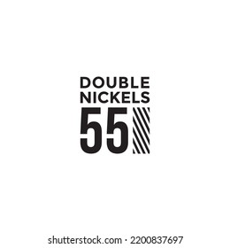 Double Nickels 55 graphic design