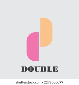 Double P logo with a minimalist design that is suitable for your business.