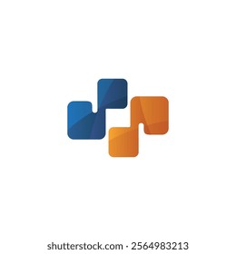 double p technology logo design