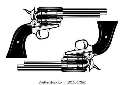 Double Peace Maker Revolver 