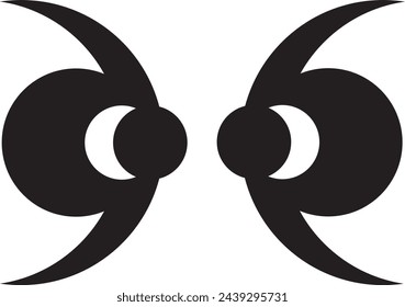 double penguin logo design vector file