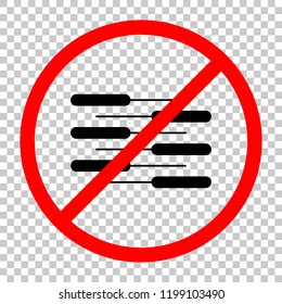Double piano keyboard icon. Duet. Competition, Vertical view. Not allowed, black object in red warning sign with transparent background