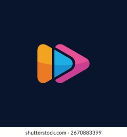 Plantilla de Vector de diseño de logotipo integrado de doble juego