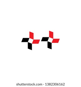 Double Plus logo vector design
